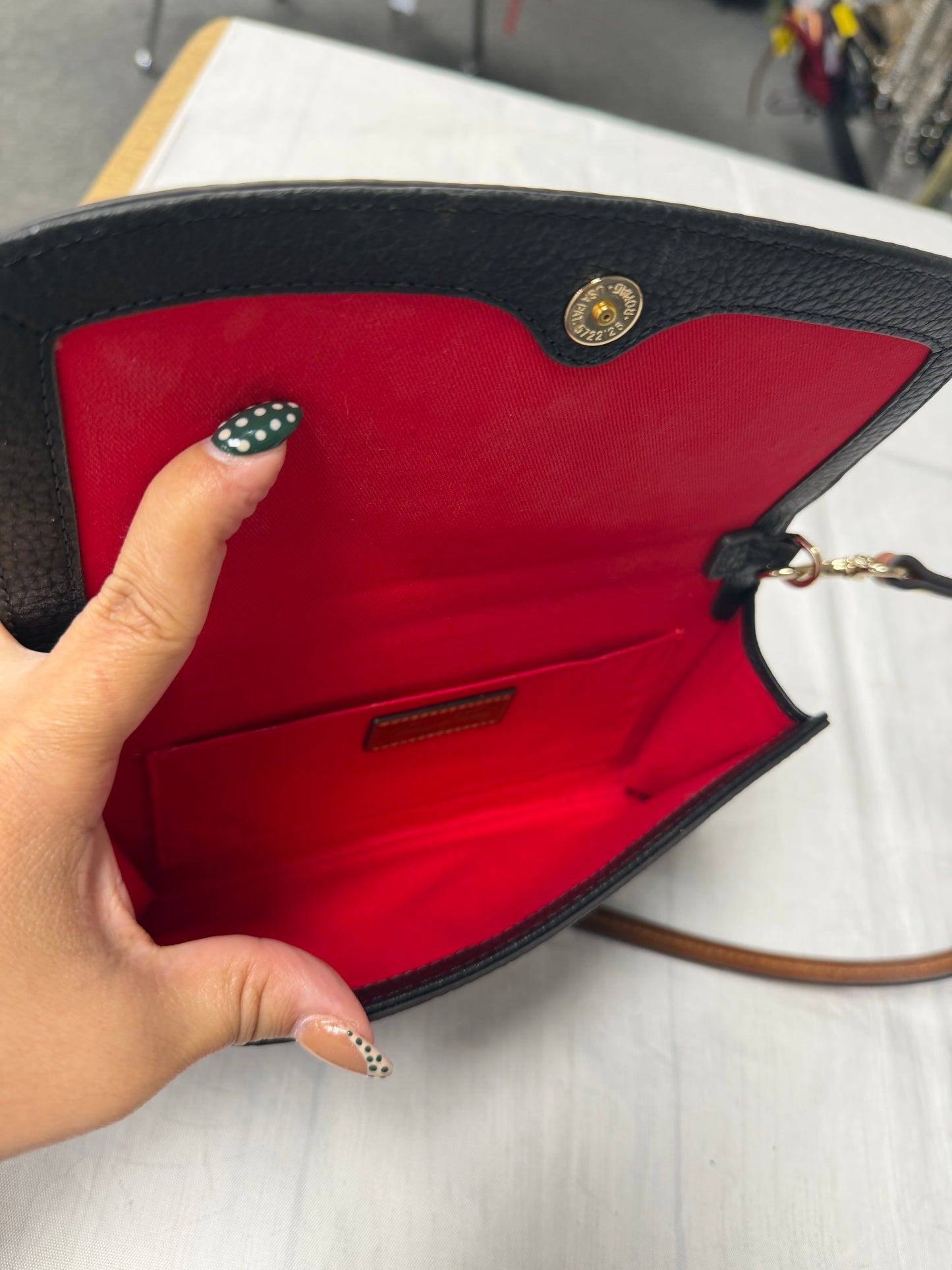 Crossbody Designer By Dooney And Bourke In Black, Size:Small