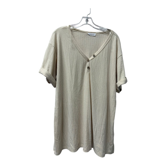 Top Ss By First Love In Cream, Size:2X