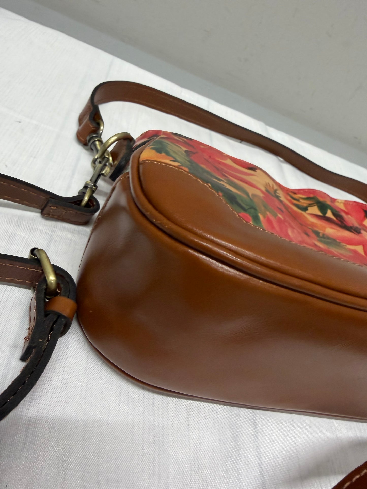 Crossbody Designer By Patricia Nash In Brown, Size:Medium