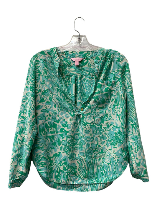 Top Ls Designer By Lilly Pulitzer In Green, Size:Xs