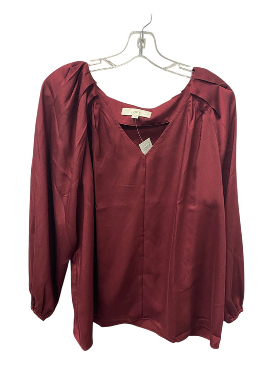 Top Ls By Loft In Red, Size:L
