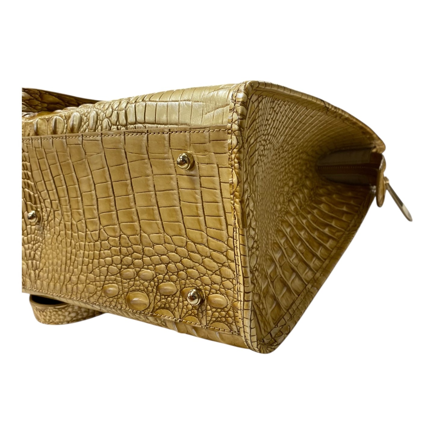 Handbag Designer By Brahmin In Tan, Size:Large