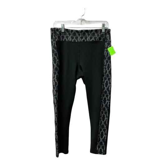 Athletic Leggings By Gaiam In Black, Size:L