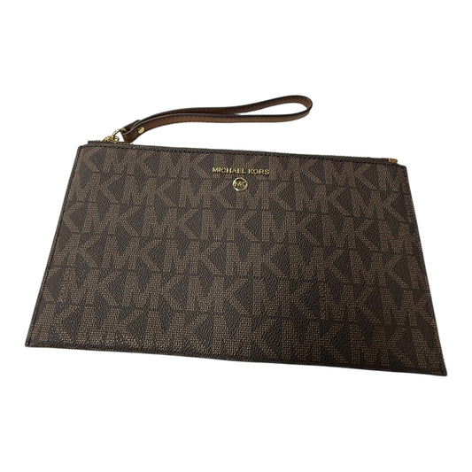 Wristlet Designer By Michael Kors In Brown, Size:Large
