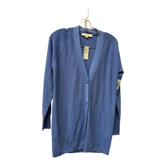 Sweater Cardigan By Loft In Blue, Size:S