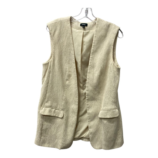 Vest Other By Express In Tan, Size:M