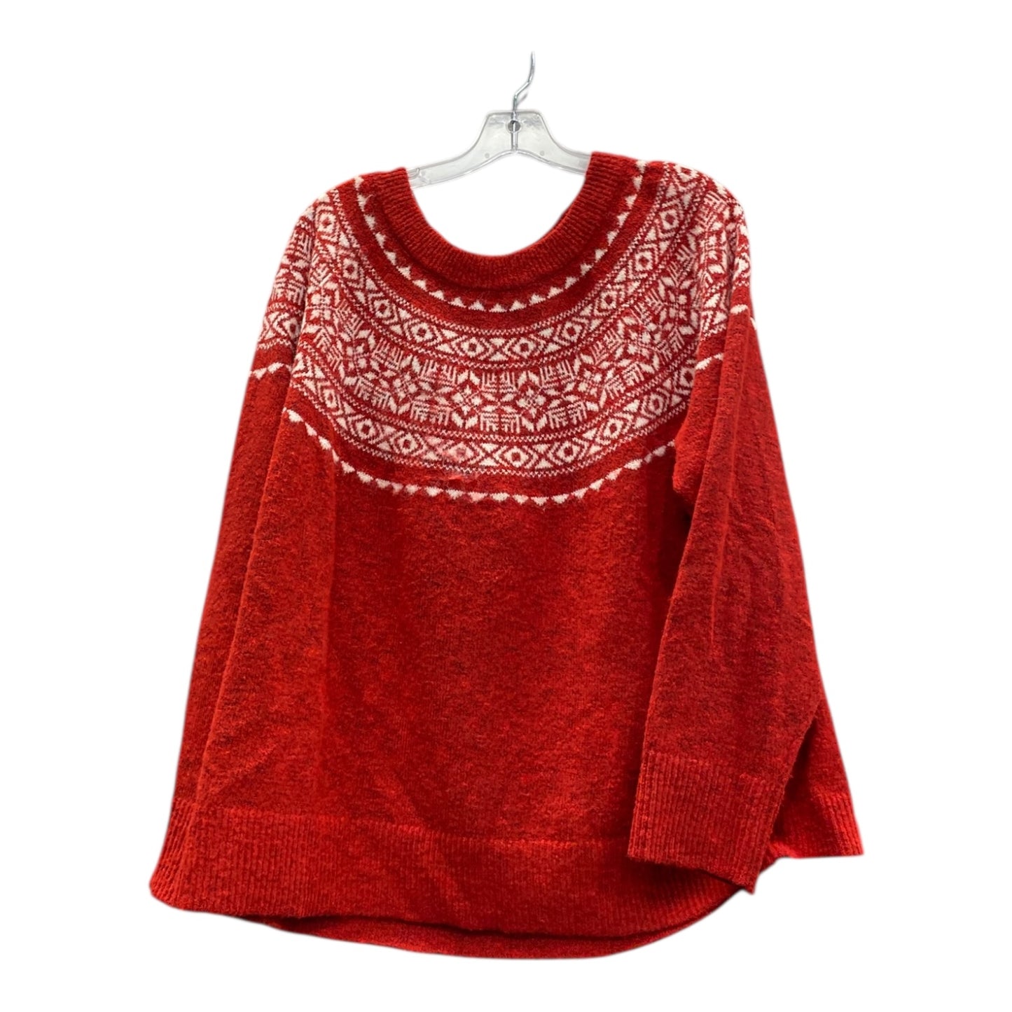 Sweater By Croft And Barrow In Red, Size:1X