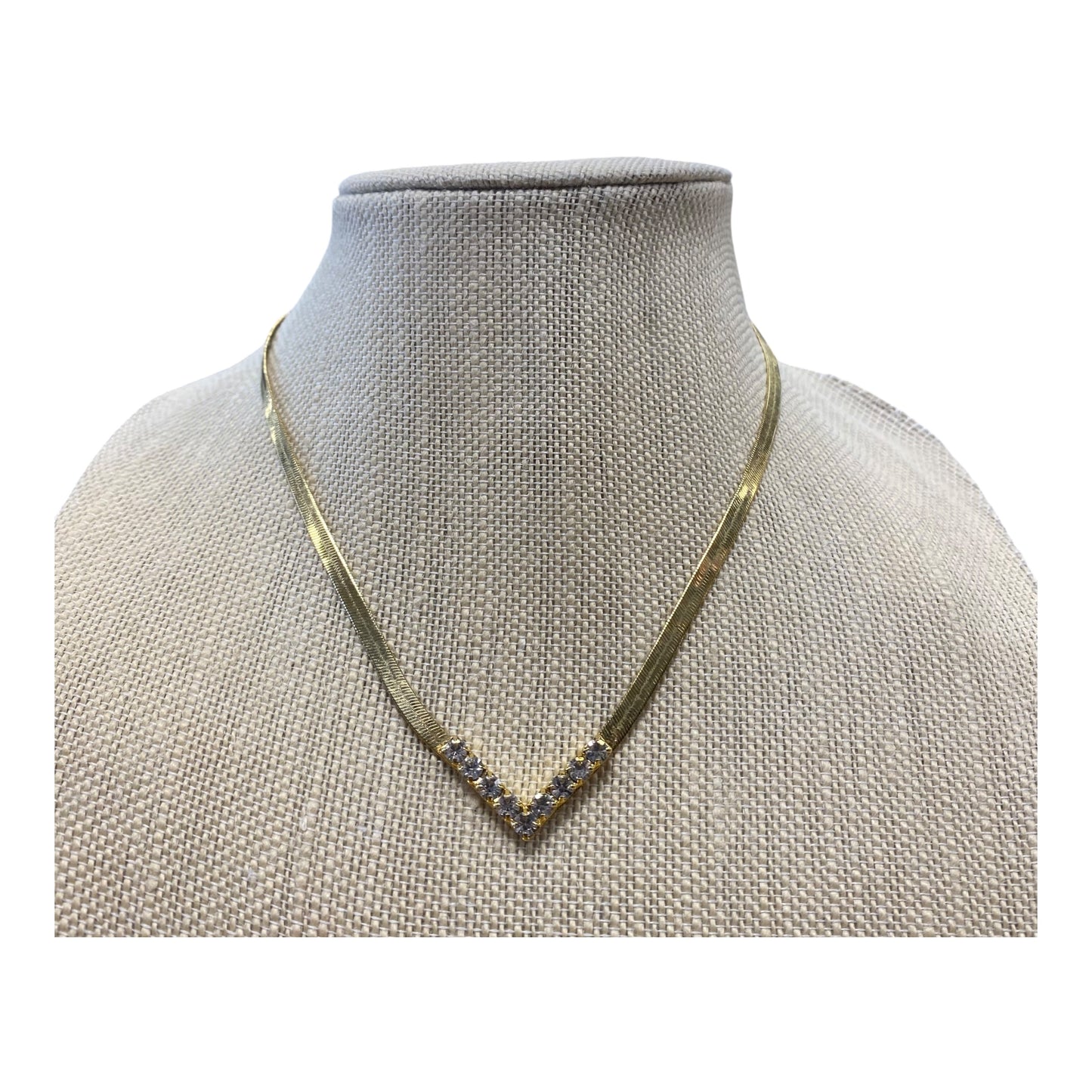 Necklace Statement  In Gold