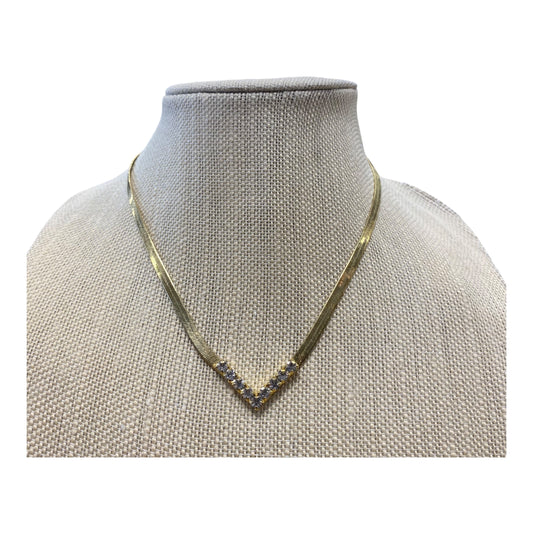 Necklace Statement  In Gold
