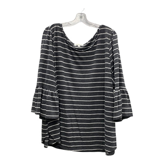 Top Ls By Green Envelope In Grey, Size:3X