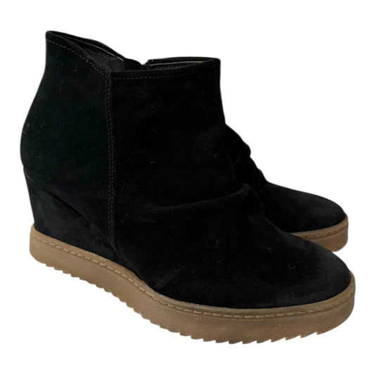 Boots Ankle Heels By Sofft In Black, Size:7