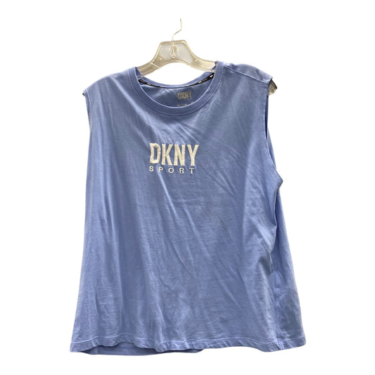 Athletic Tank Top By Dkny In Blue, Size:M