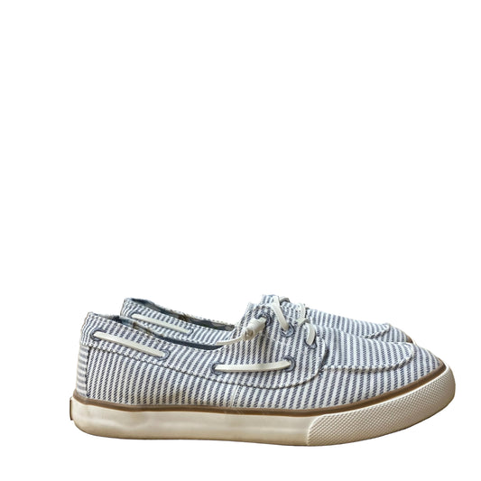 Shoes Flats By Tommy Bahama In Grey & White, Size:8