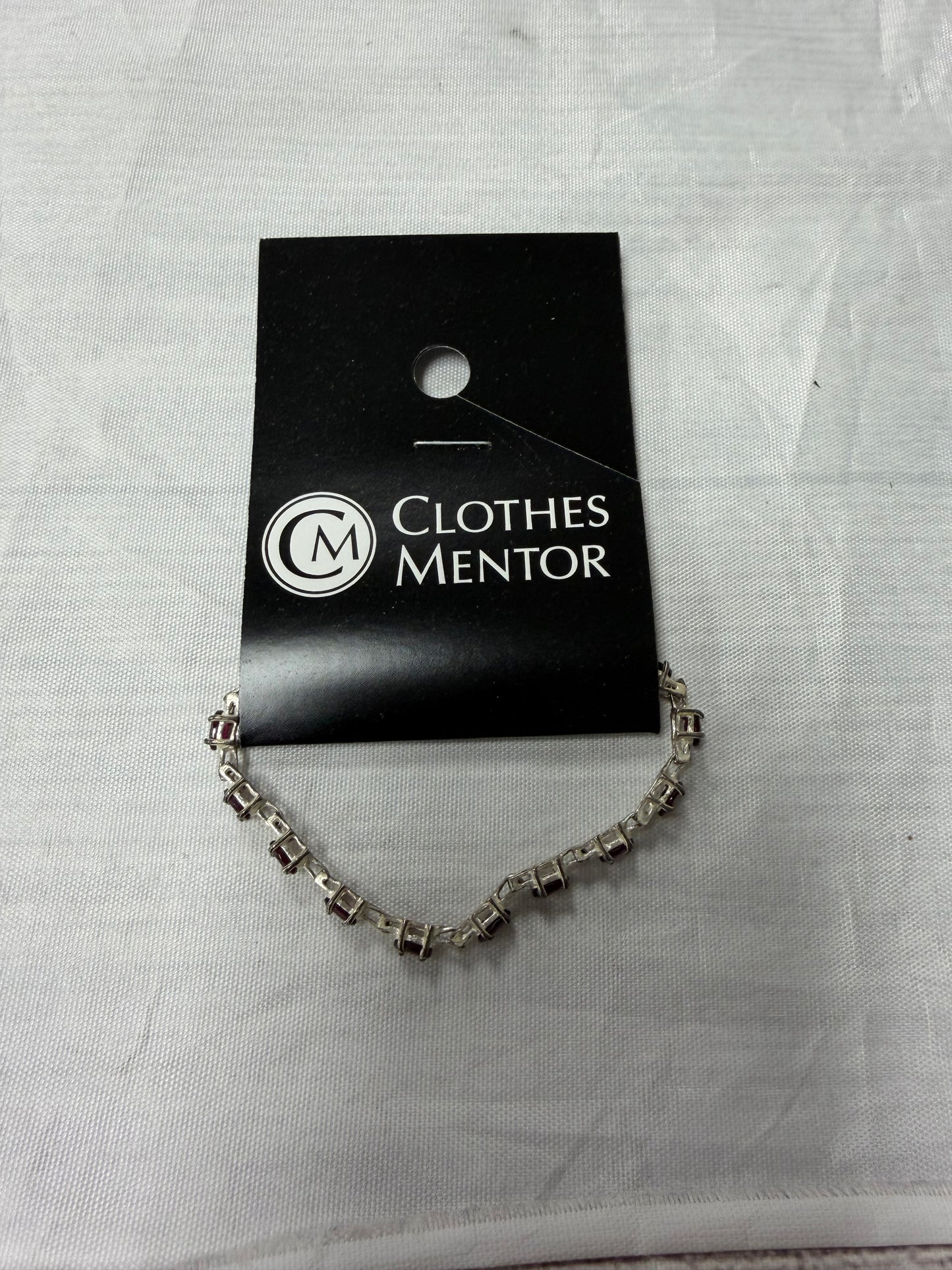 Bracelet Sterling Silver By Cma In Red & Silver