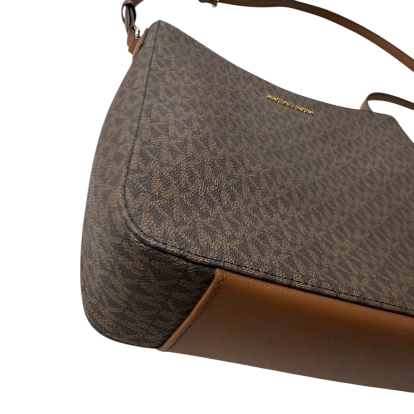 Crossbody Designer By Michael Kors In Brown, Size:Medium