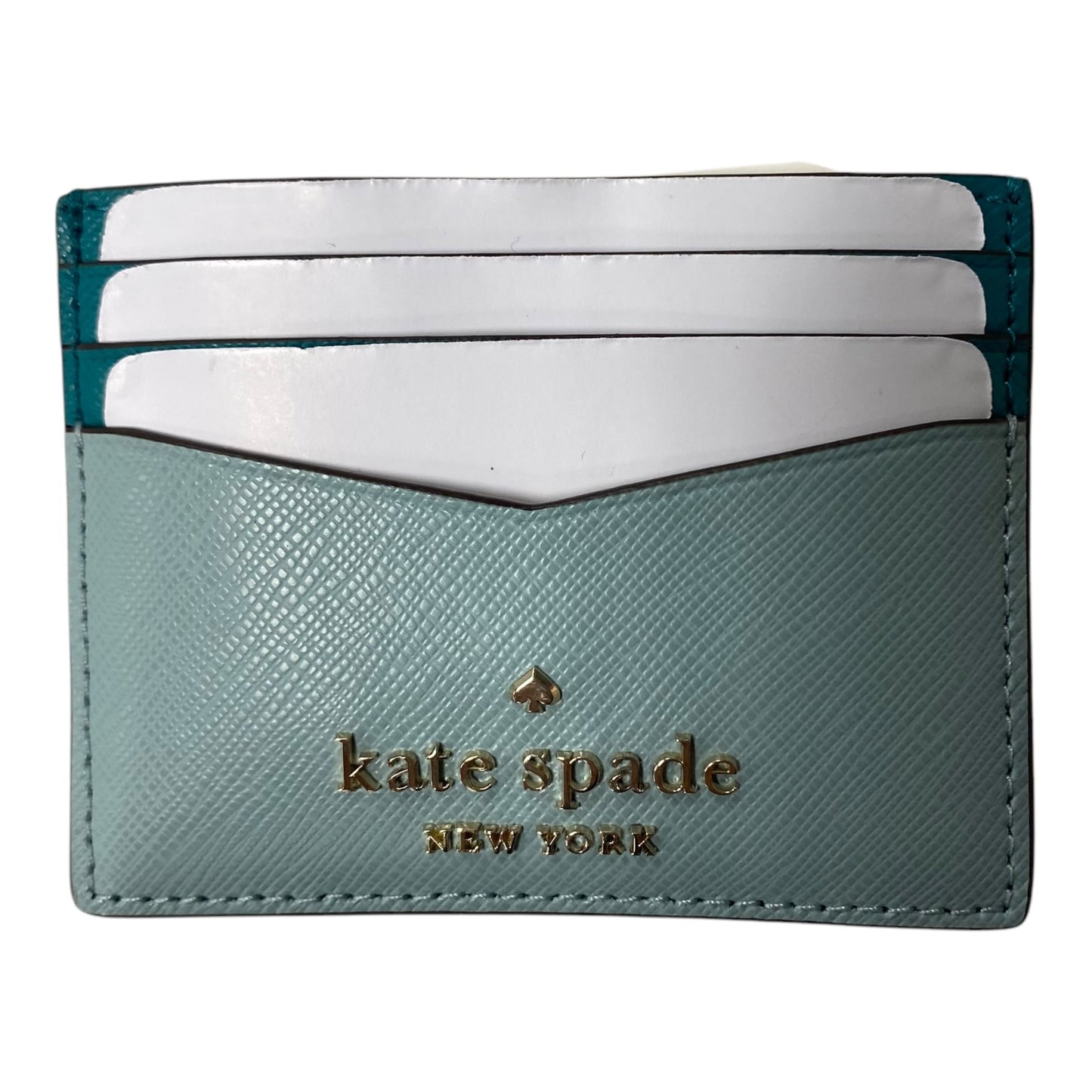 Id/Card Holder Designer By Kate Spade In Green