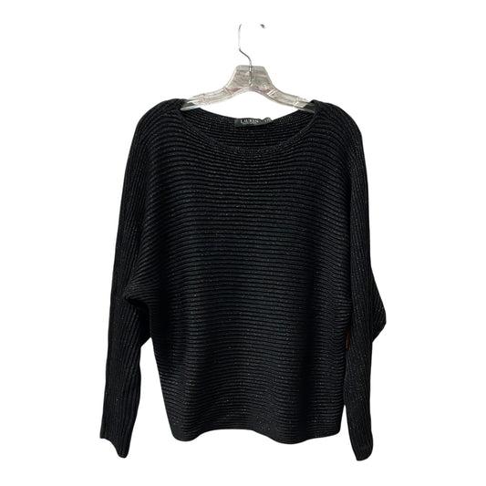 Sweater By Lauren By Ralph Lauren In Black, Size:L