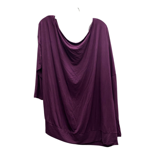 Top Ls By Ava & Viv In Purple, Size:2X