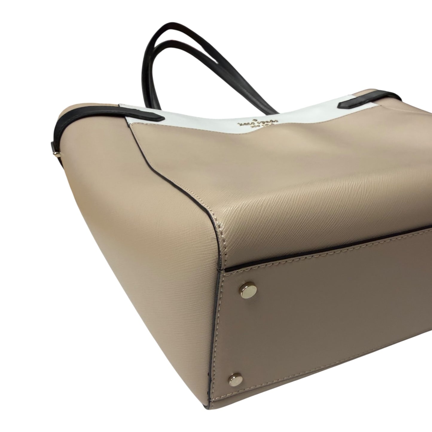 Handbag Designer By Kate Spade In Tan, Size:Large