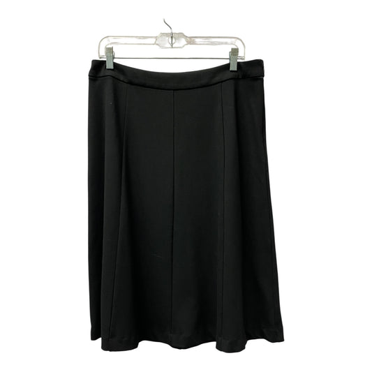 Skirt Midi By Talbots In Black, Size:12P