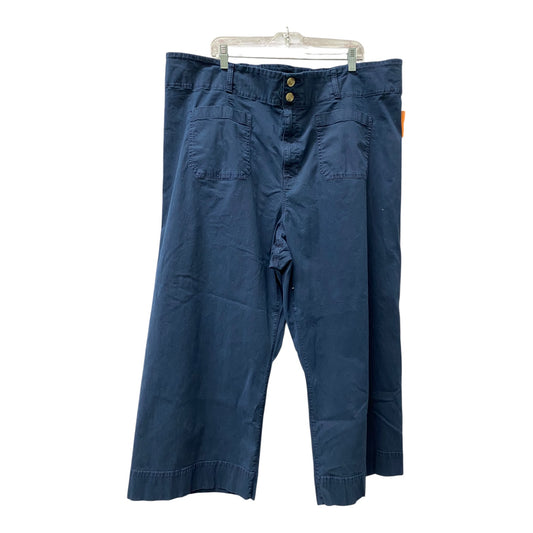 Pants Wide Leg By Lc Lauren Conrad In Blue, Size:24