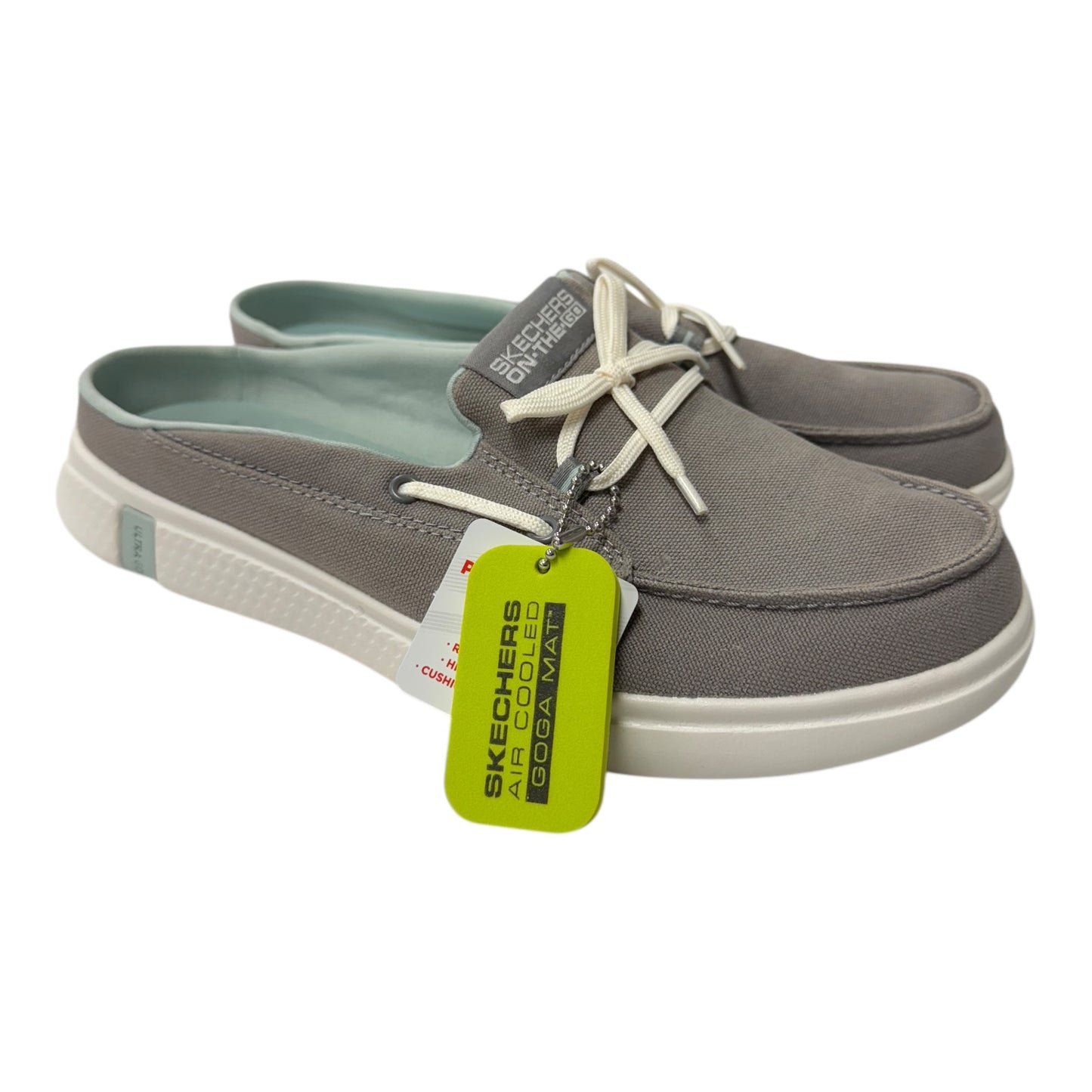 Shoes Flats By Skechers In Grey, Size:5.5