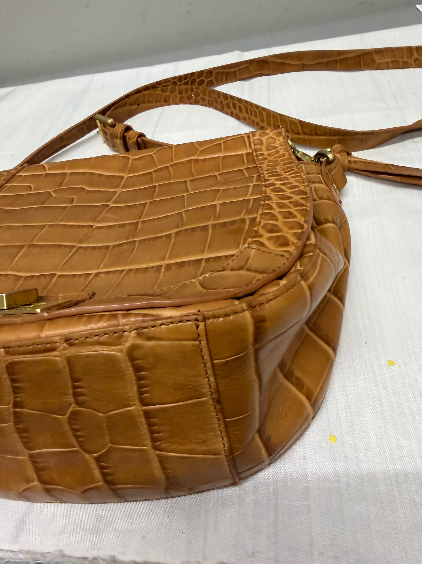 Crossbody Designer By Brahmin In Brown, Size:Medium