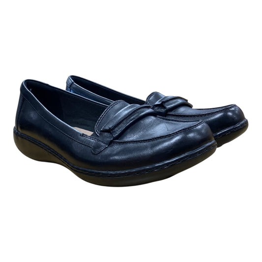 Shoes Flats By Clarks In Black, Size:9