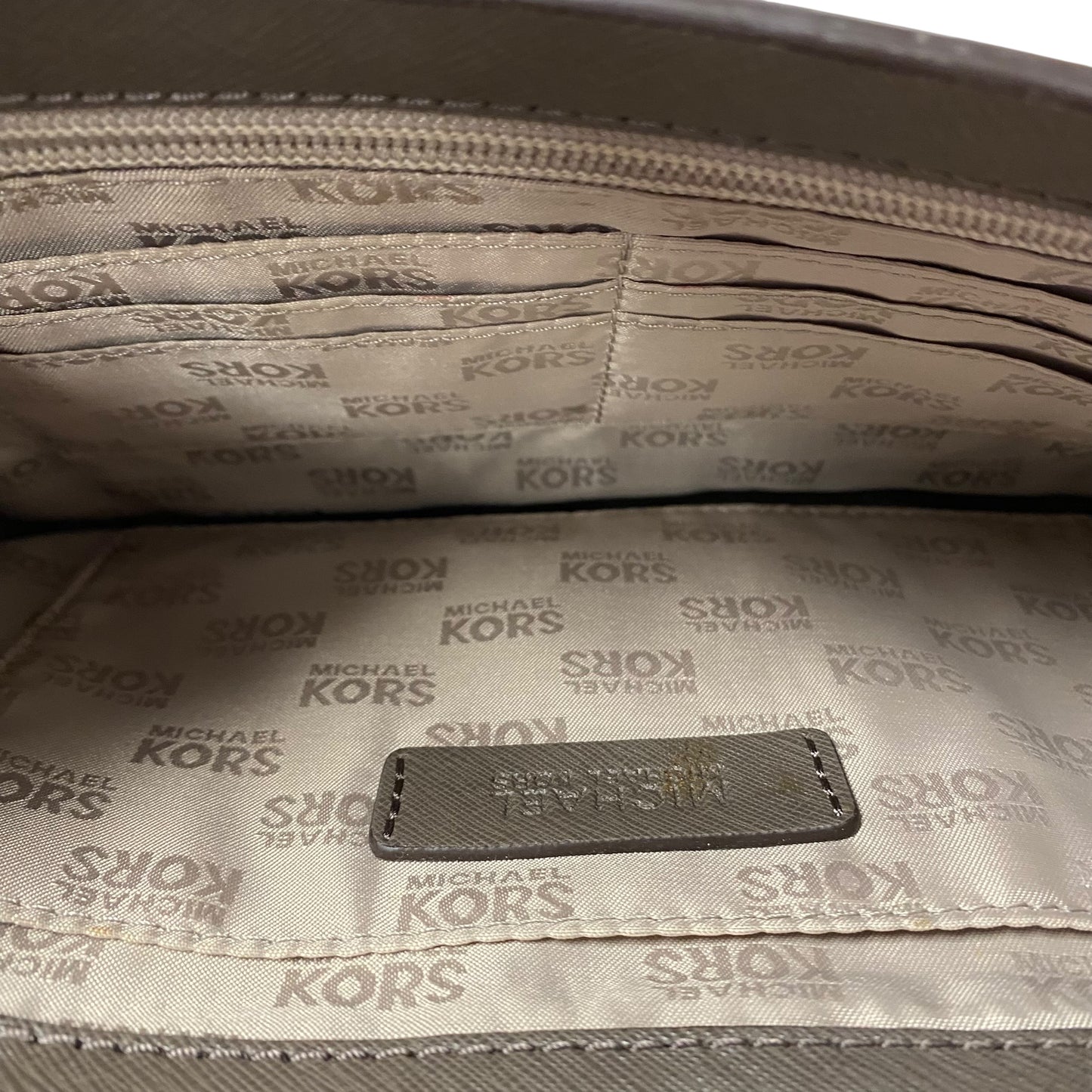 Crossbody Designer By Michael Kors In Brown, Size:Medium
