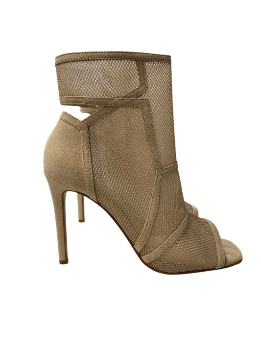Sandals Heels Stiletto By Jessica Simpson In Tan, Size:9.5