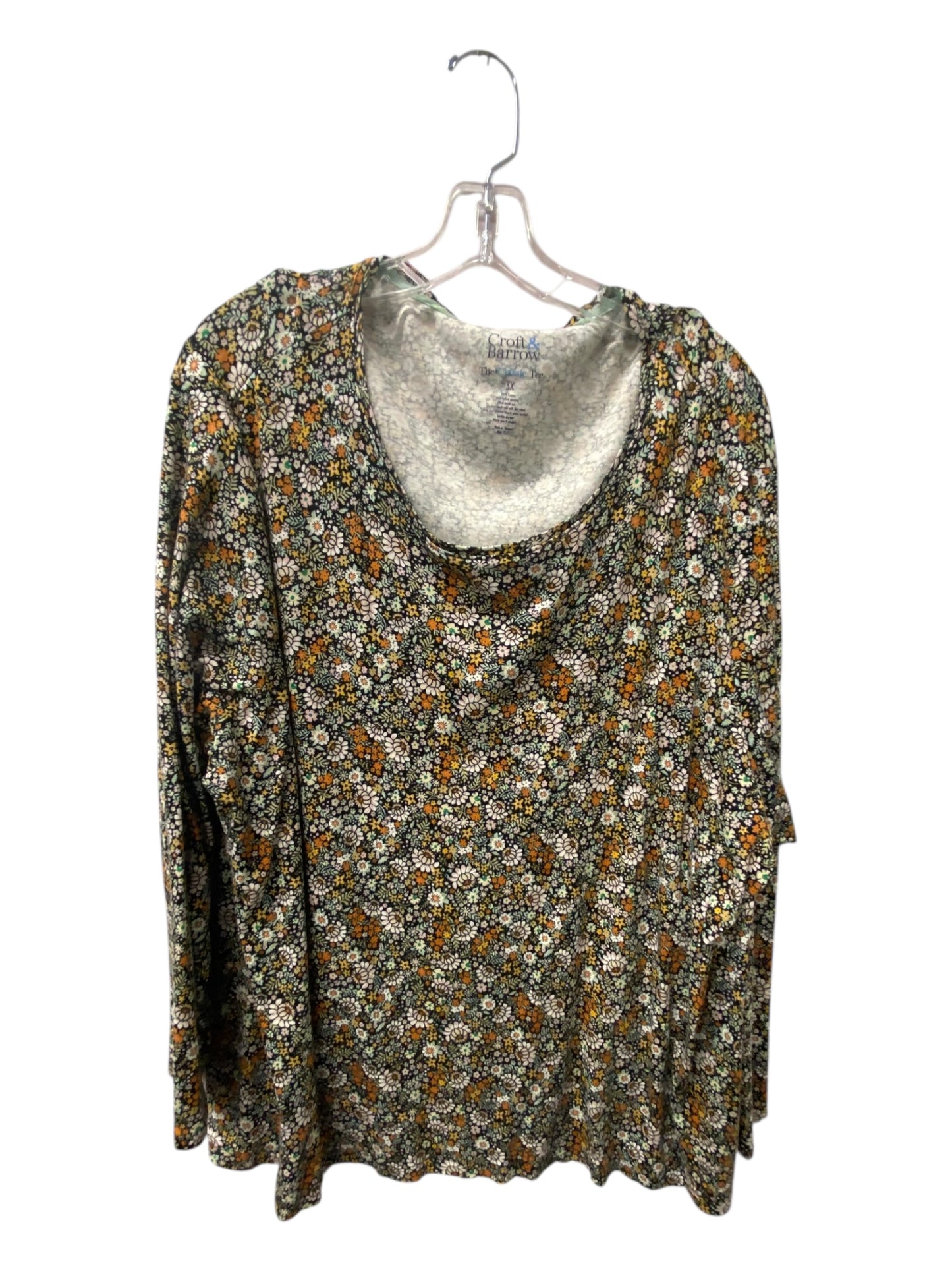 Top Ls By Croft And Barrow In Multi, Size:3X