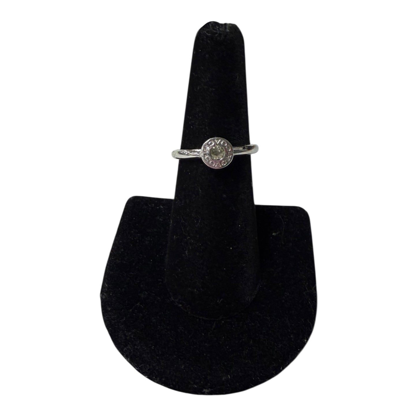 Ring Designer By Coach In Silver, Size:6