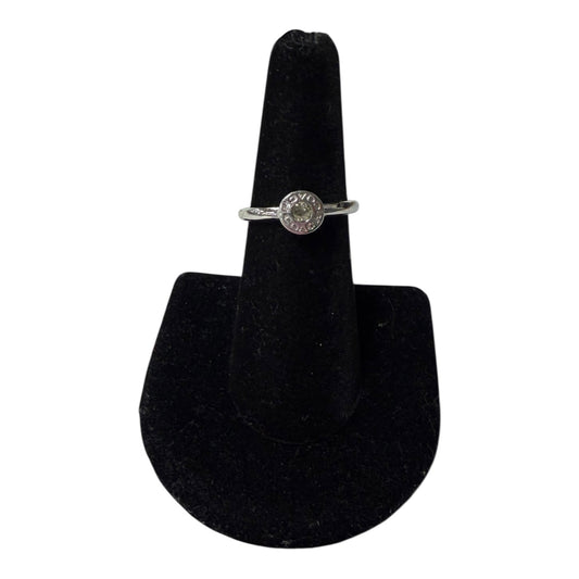 Ring Designer By Coach In Silver, Size:6