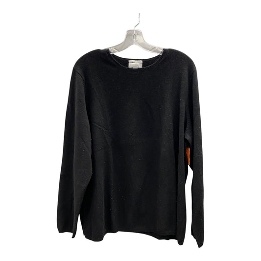 Sweater Cashmere By Charter Club In Black, Size:2X