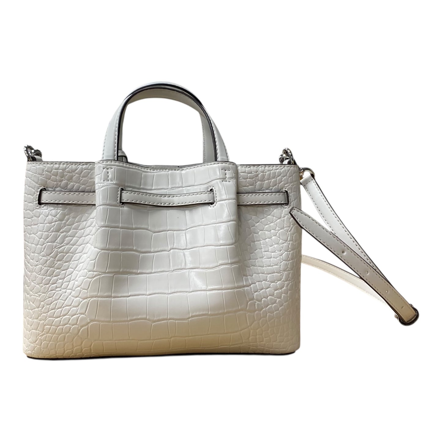 Crossbody Designer By Michael Kors In White, Size:Medium