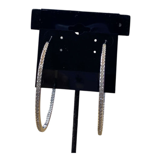 Earrings Designer By Swarovski In Silver