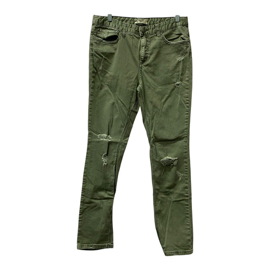 Jeans Skinny By Free People In Green, Size:10