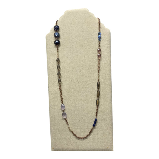 Necklace Other By Lia Sophia In Blue & Pink