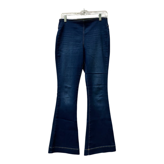 Jeans Flared By Inc In Blue Denim, Size:6P