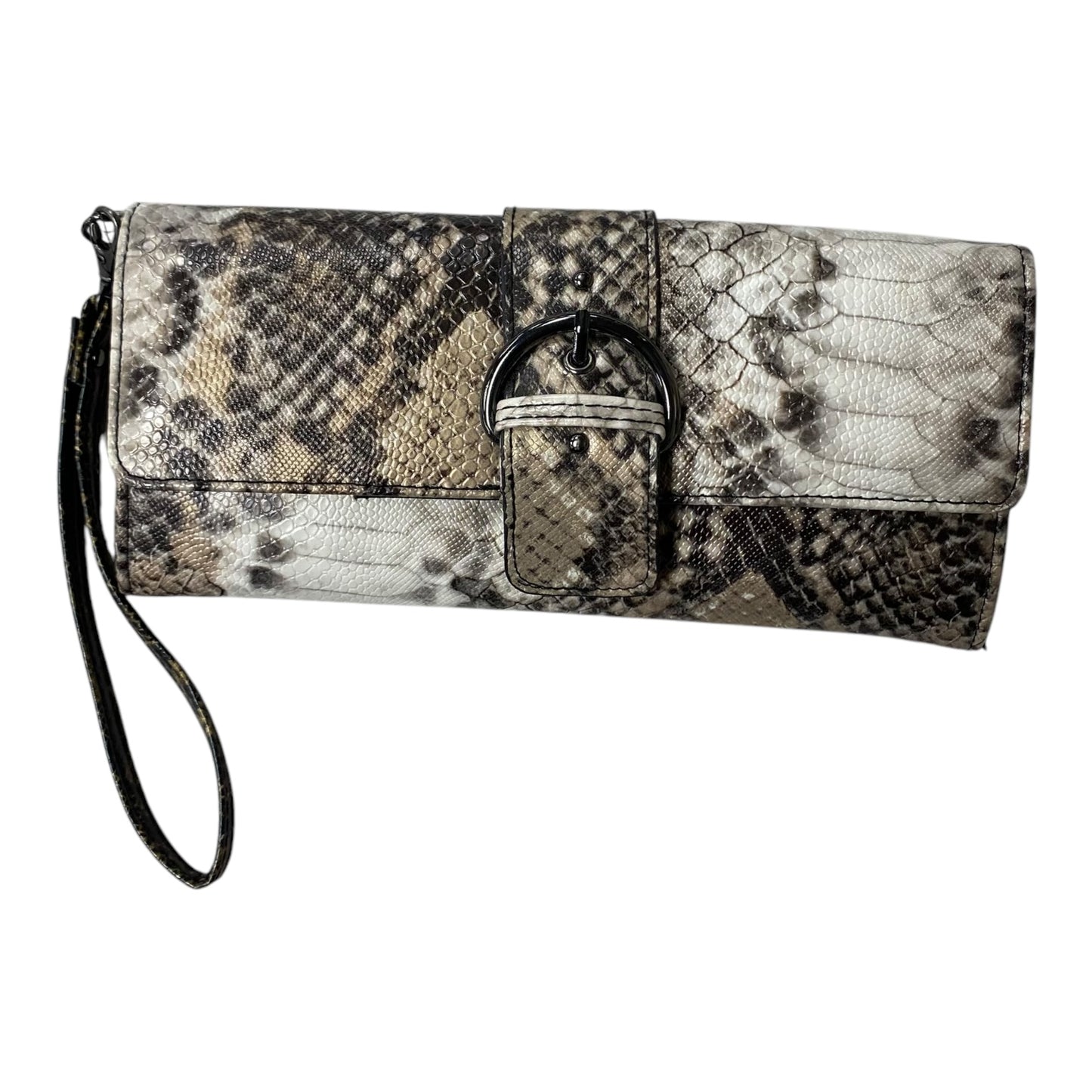 Wristlet By Kelly And Katie In Snakeskin Print, Size:Large