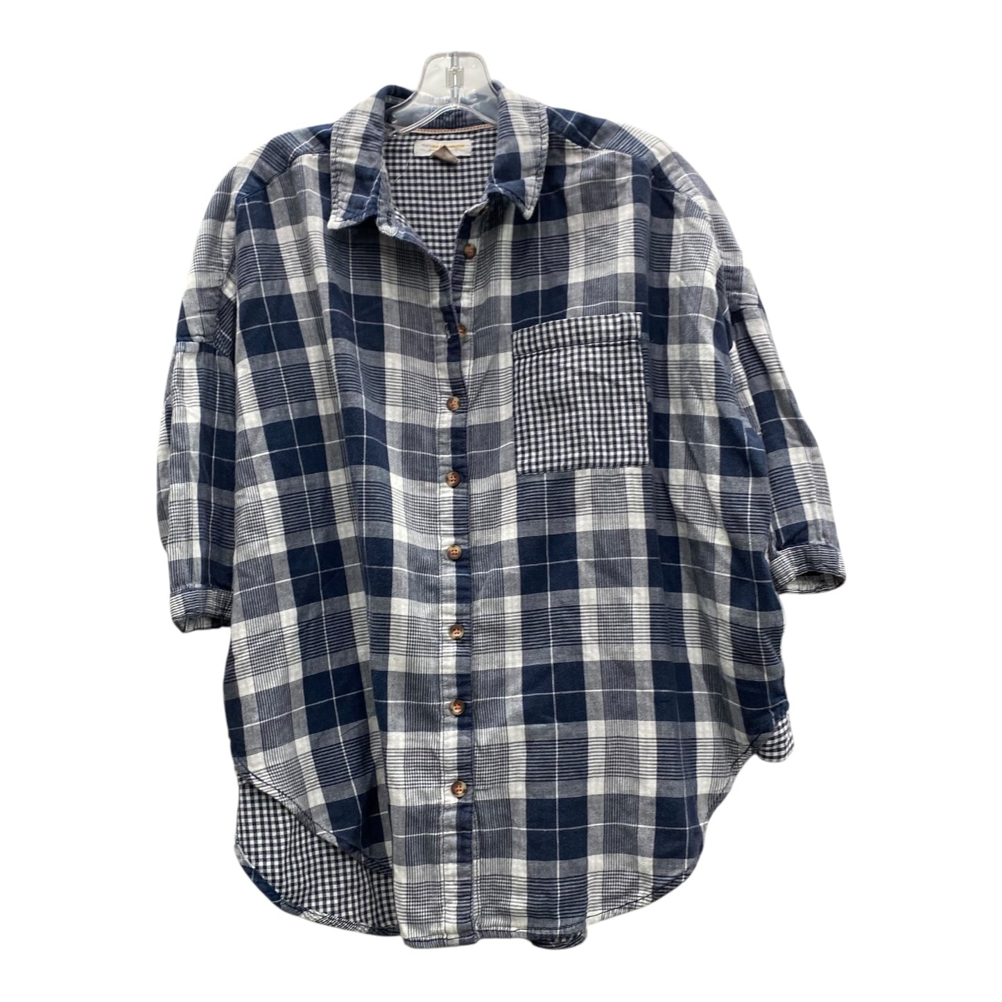 Top Ss By Pilcro In Blue, Size:Xs