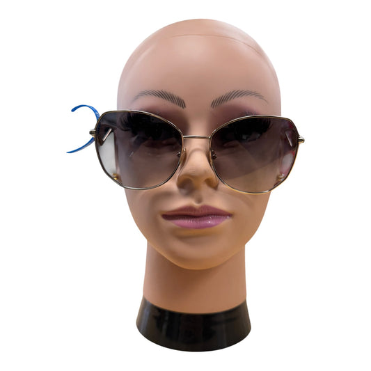 Sunglasses Luxury Designer By Prada In Gold