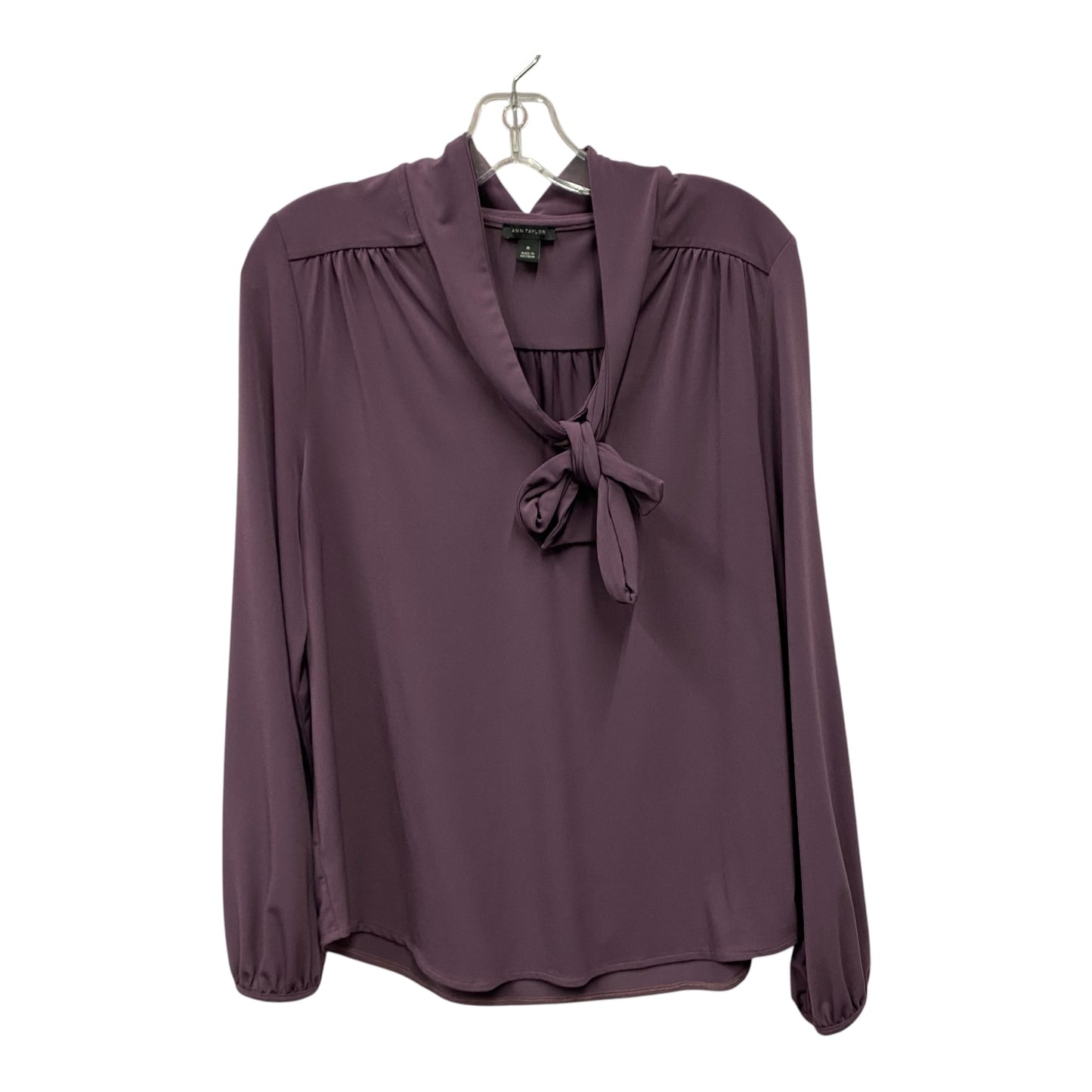 Top Ls By Ann Taylor In Purple, Size:M