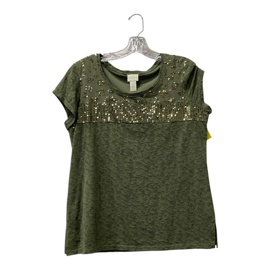 Top Ss By Chicos In Green, Size:M