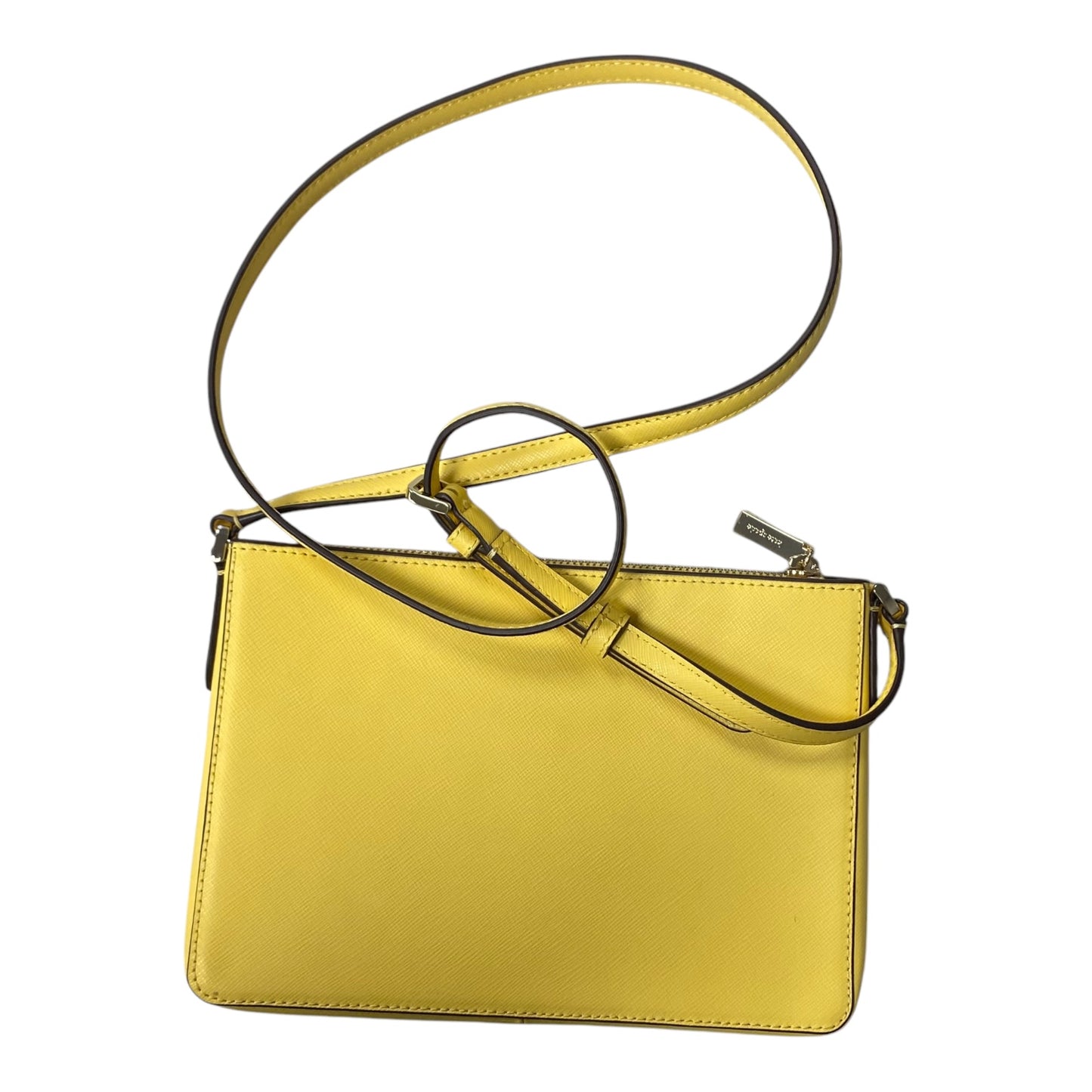 Crossbody Designer By Kate Spade In Yellow, Size:Medium