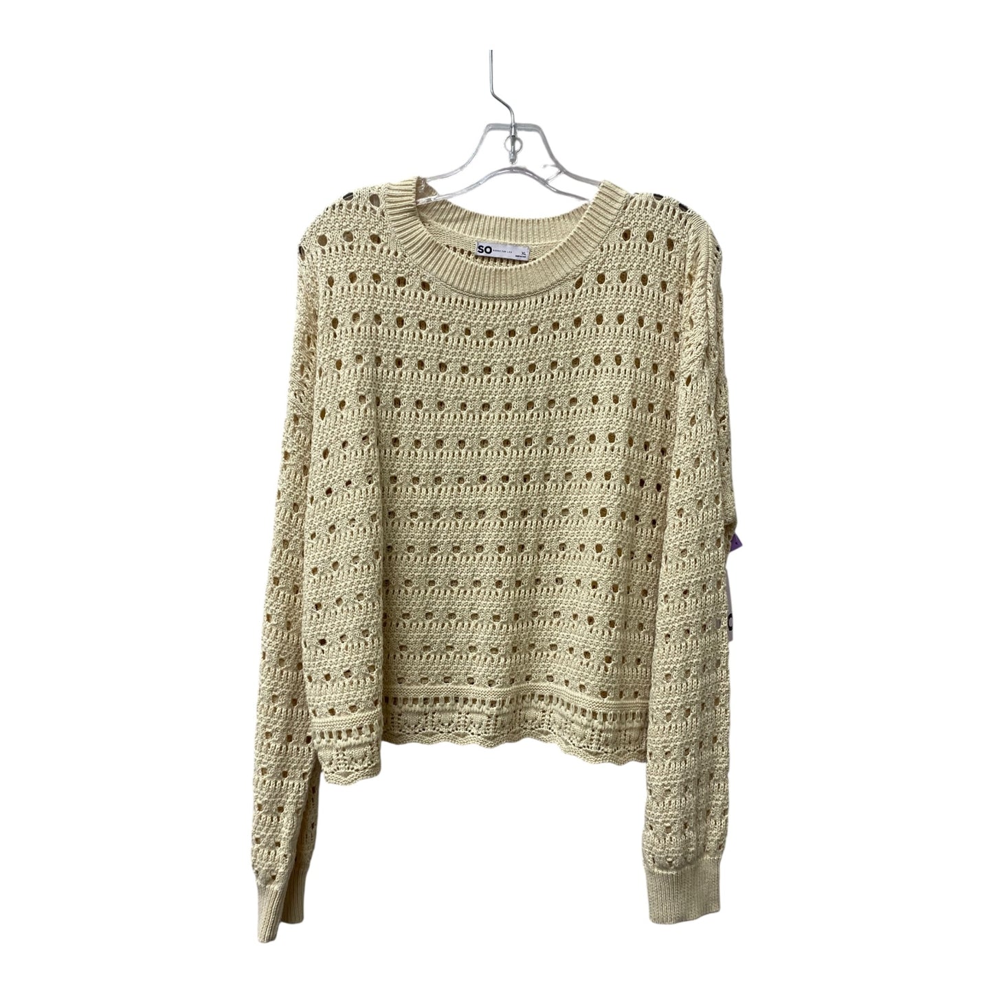 Top Ls By So In Tan, Size:Xl