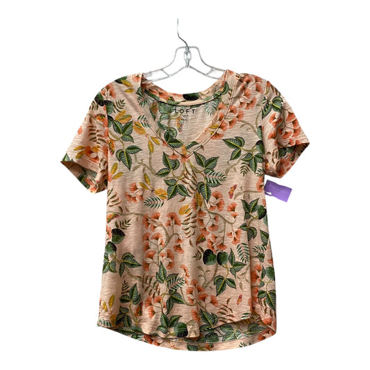 Top Ss By Loft In Orange, Size:Xs