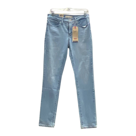 Jeans Straight By Levis In Blue, Size:6