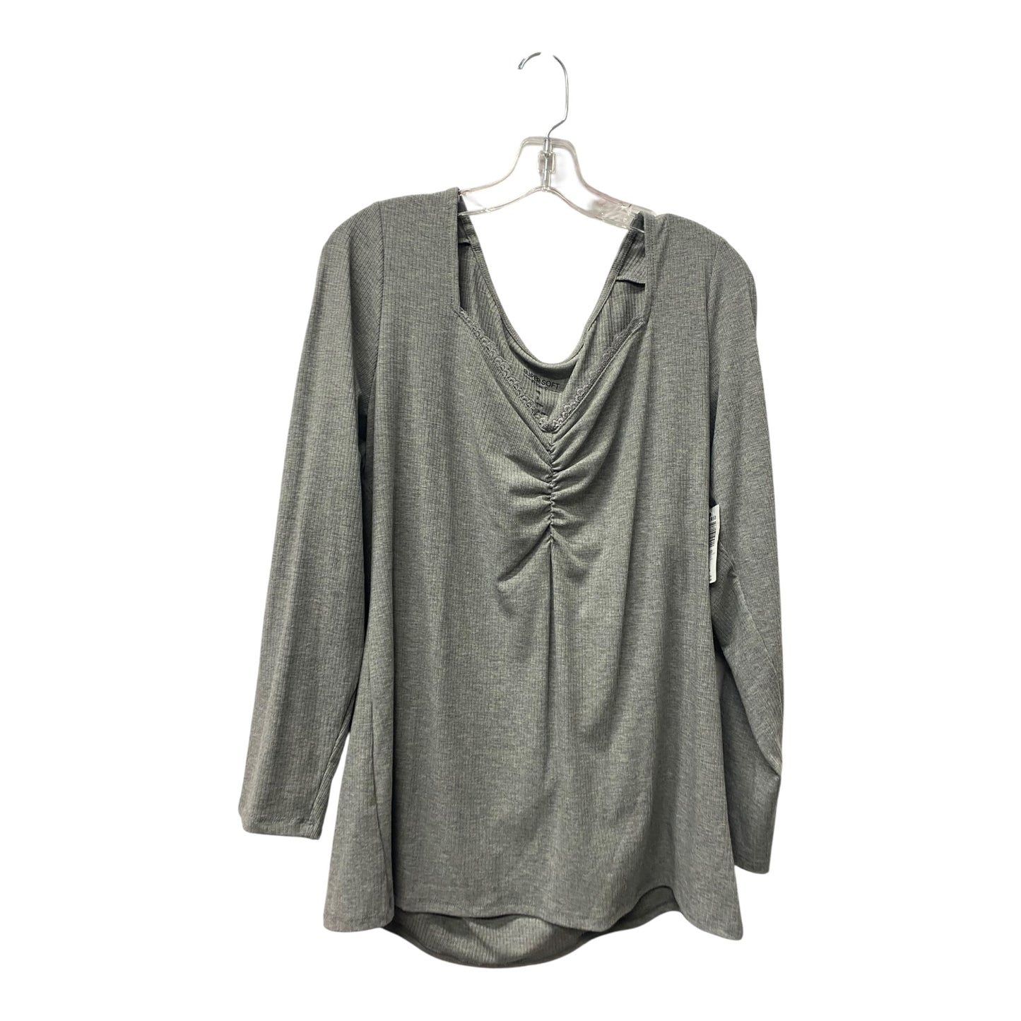 Top Ls By Torrid In Grey, Size:3X