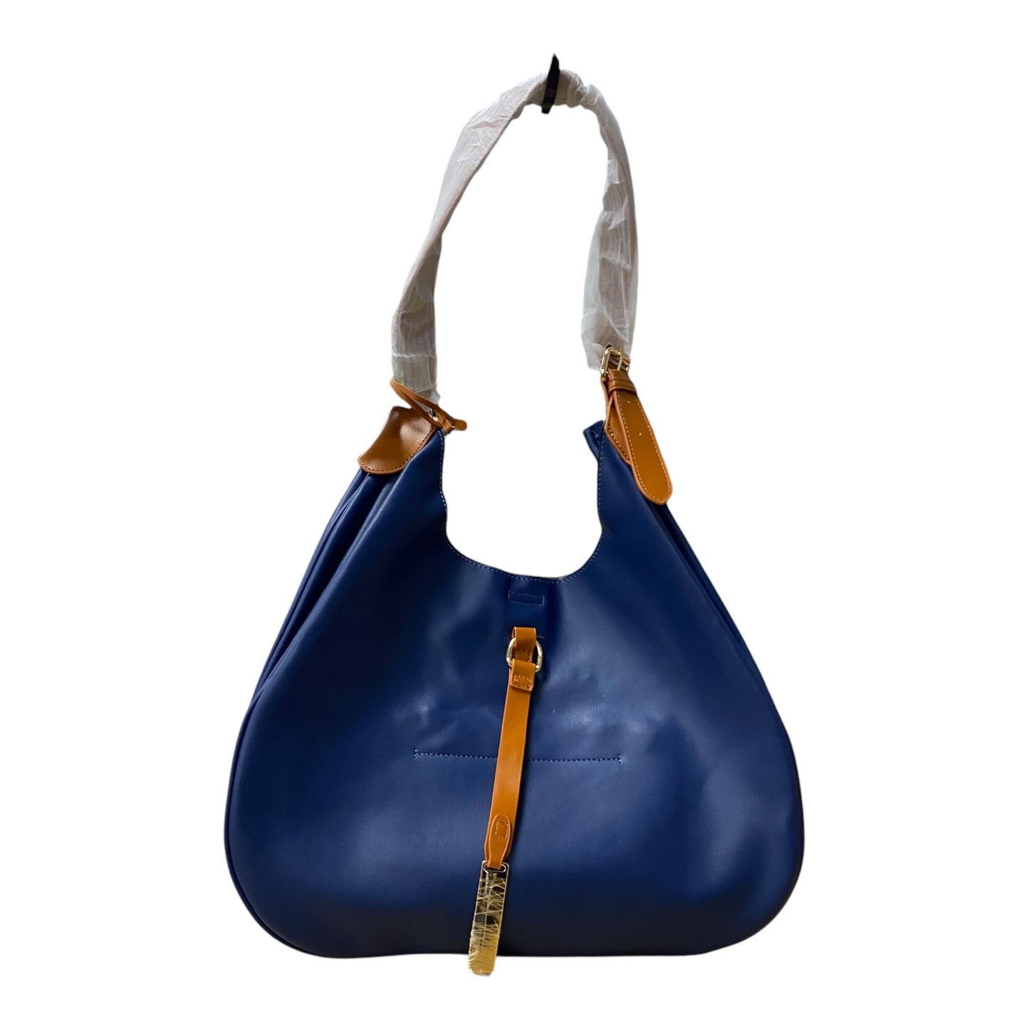Handbag  In Navy, Size:Large